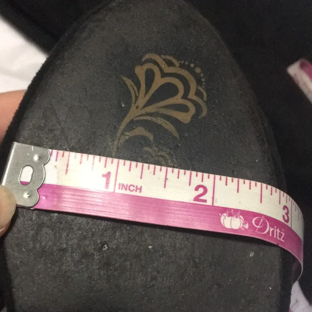 Anna Michelle Stiletto soft black almond toe zip over the knee cuff boot 29 EUC - Picture 8 of 17